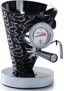 Кофеварка Бугатти DIVA 14431 Silver Black Swarovski фото Кофеварка Bugatti DIVA 14431 Silver Black Swarovski фото