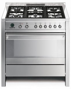 Варочный центр Смег CS19B-6 фото Варочный центр Smeg CS19B-6 фото