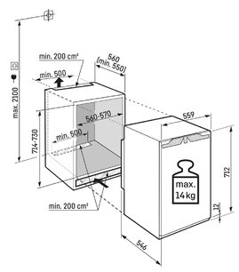 Встраиваемый морозильник Либхер IFNbi 3553 Prime фото 4 Встраиваемый морозильник Liebherr IFNbi 3553 Prime фото 4