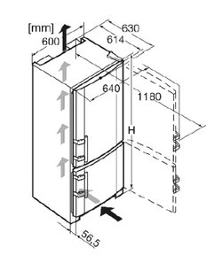 Холодильник Либхер CNPesf 3913 Comfort NoFrost фото 4 Холодильник Liebherr CNPesf 3913 Comfort NoFrost фото 4