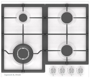 Встраиваемая газовая варочная панель Зигмунд Штайн G 14.6 W фото Встраиваемая газовая варочная панель Zigmund Shtain G 14.6 W фото