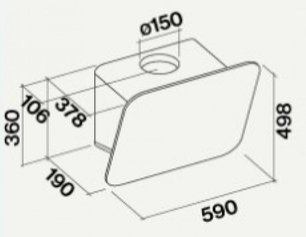Вытяжка Фалмек Tab 60 Black фото 2 Вытяжка Falmec Tab 60 Black фото 2