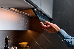 Вытяжка Фалмек VIRGOLA TOUCH NRS BLACK 60 фото 3 Вытяжка Falmec VIRGOLA TOUCH NRS BLACK 60 фото 3