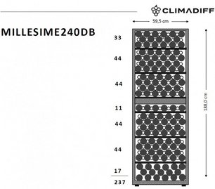 Винный шкаф CLIMADIFF MILLESIME240D фото 4 Винный шкаф CLIMADIFF MILLESIME240D фото 4