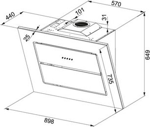 Вытяжка Франке FLS 905 WH фото 2 Вытяжка Franke FLS 905 WH фото 2