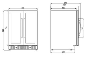 Винный шкаф Дометик E40FGD Elegance фото 3 Винный шкаф Dometic E40FGD Elegance фото 3