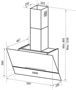 Вытяжка Зигмунд Штайн K 142.6 B фото 4 Вытяжка Zigmund Shtain K 142.6 B фото 4