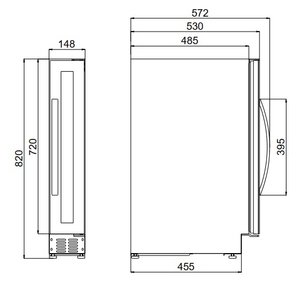 Винный шкаф Дометик E7FG Elegance фото 2 Винный шкаф Dometic E7FG Elegance фото 2