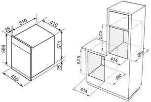 Духовой шкаф Зигмунд Штайн EN 192.522 B фото 2 Духовой шкаф Zigmund Shtain EN 192.522 B фото 2