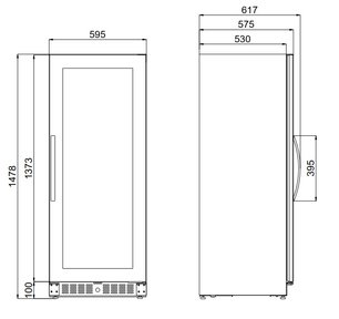 Винный шкаф Дометик E91FG Elegance фото 3 Винный шкаф Dometic E91FG Elegance фото 3