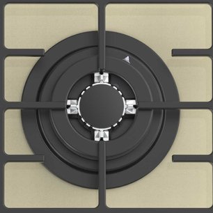 Газовая стеклянная варочная панель Кертинг HGG 4825 CTB фото 2 Газовая стеклянная варочная панель Korting HGG 4825 CTB фото 2