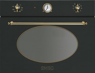 Компактный духовой шкаф с СВЧ Смег SF4800MCA фото Компактный духовой шкаф с СВЧ Smeg SF4800MCA фото