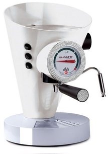 Кофеварка Бугатти DIVA 431 White Swarovski фото Кофеварка Bugatti DIVA 431 White Swarovski фото