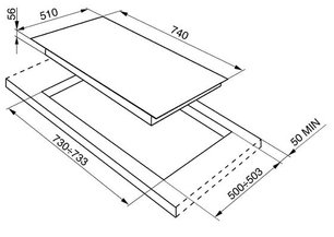 Варочная панель Smeg PVA750-1 фото 2