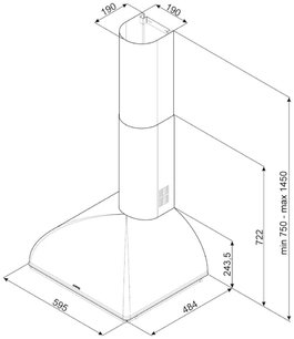 Вытяжка Смег KSE59AO фото 2 Вытяжка Smeg KSE59AO фото 2