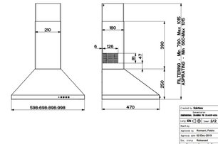 Вытяжка Фабер STRIP SMART PB X A90 фото 3 Вытяжка Faber STRIP SMART PB X A90 фото 3