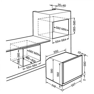 Духовой шкаф Смег SF99X фото 2 Духовой шкаф Smeg SF99X фото 2