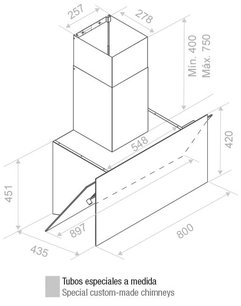 Вытяжка Пандо P-730/90 CR NE V. 1050 SEC PLUS фото 2 Вытяжка Pando P-730/90 CR NE V. 1050 SEC PLUS фото 2