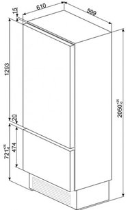 Винный холодильник Смег WI66RS фото 2 Винный холодильник Smeg WI66RS фото 2