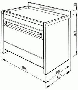 Варочный центр Смег A1P-9 фото 2 Варочный центр Smeg A1P-9 фото 2