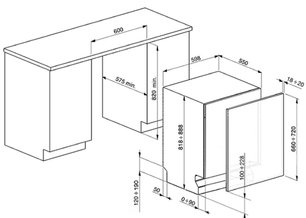 Посудомоечная машина Смег STP364T фото 2 Посудомоечная машина Smeg STP364T фото 2