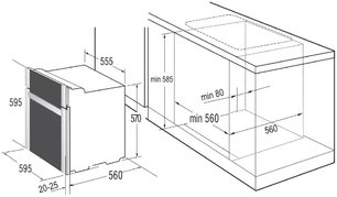 Духовой шкаф Кертинг OKB 482 CRSN фото 3 Духовой шкаф Korting OKB 482 CRSN фото 3