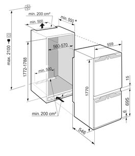 Встраиваемый холодильник Liebherr ICe 5103 Pure фото 4