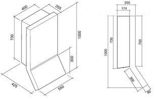 Вытяжка Фалмек Rialto Top 55 Fasteel фото 3 Вытяжка Falmec Rialto Top 55 Fasteel фото 3