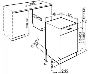 Посудомоечная машина Смег PLA4525X фото 3 Посудомоечная машина Smeg PLA4525X фото 3