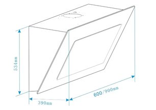 Вытяжка Зигмунд Штайн K 206.61 S фото 4 Вытяжка Zigmund Shtain K 206.61 S фото 4