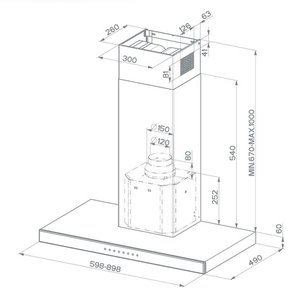 Вытяжка Фабер Stilux EG8 X A60 Logic фото 2 Вытяжка Faber Stilux EG8 X A60 Logic фото 2