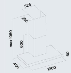 Вытяжка Фалмек PLANE WHITE 120 PLUS фото 2 Вытяжка Falmec PLANE WHITE 120 PLUS фото 2