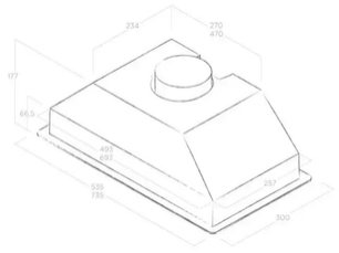 Встраиваемая вытяжка ELICA ERA S IX/A/72 фото 4 Встраиваемая вытяжка ELICA ERA S IX/A/72 фото 4