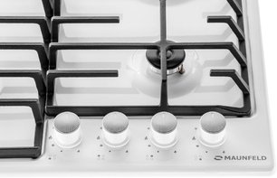 Газовая варочная панель MAUNFELD EGHE.64.6CW/G фото 4 Газовая варочная панель MAUNFELD EGHE.64.6CW/G фото 4