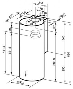 Вытяжка Smeg KR37X-1 фото 4