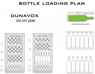 Винный шкаф Дунавокс DX-107.229K фото 3 Винный шкаф Dunavox DX-107.229K фото 3