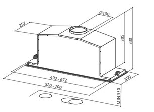 Вытяжка Фабер INCA LUX 2.0 EG8 X A52 фото 3 Вытяжка Faber INCA LUX 2.0 EG8 X A52 фото 3