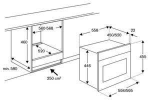 Духовой шкаф Бертаззони F457MODMWTZ фото 3 Духовой шкаф Bertazzoni F457MODMWTZ фото 3