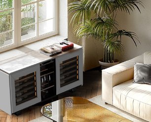 Двухтемпературный винный шкаф EuroCave D-HARMONIE D-H001 фото 2