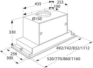 Встраиваемая вытяжка Аско CC4527S фото 3 Встраиваемая вытяжка Asko CC4527S фото 3