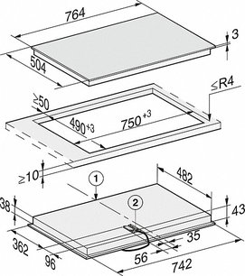 Варочная панель Миле KM 6542 FR фото 4 Варочная панель Miele KM 6542 FR фото 4
