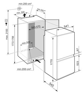 Встраиваемый холодильник Либхер ICBSd 5122 Plus фото 3 Встраиваемый холодильник Liebherr ICBSd 5122 Plus фото 3