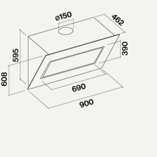 Вытяжка Фалмек Quasar Top (A+) 90 Fasteel фото 3 Вытяжка Falmec Quasar Top (A+) 90 Fasteel фото 3