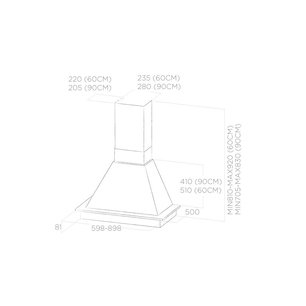 Вытяжка ELICA DAISY WH/A/60 FRASSINO фото 4 Вытяжка ELICA DAISY WH/A/60 FRASSINO фото 4