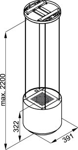 Подвесная вытяжка Брандт BHI2353G фото 4 Подвесная вытяжка Brandt BHI2353G фото 4