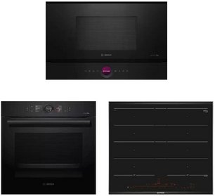 Bosch (духовой шкаф HSG856XC7 + варочная панель PXY675DC1E + микроволновая печь BFL9221B1) фото
