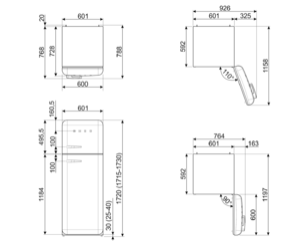 Холодильник Смег FAB30RBE3 фото Холодильник Smeg FAB30RBE3 фото