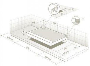 Независимая варочная панель De Dietrich DTE 1114 W фото 2
