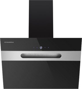 Кухонная вытяжка MAUNFELD Moon 60 черный\вставка сатин фото