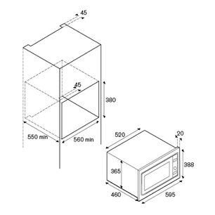 Встраиваемая микроволновая печь Бертаззони F457PROMWSX фото 4 Встраиваемая микроволновая печь Bertazzoni F457PROMWSX фото 4
